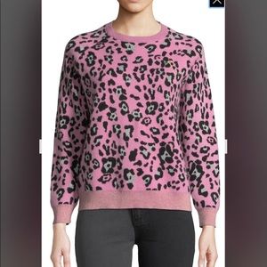 Replica Los Angeles Metallic Leopard-Print Sweater